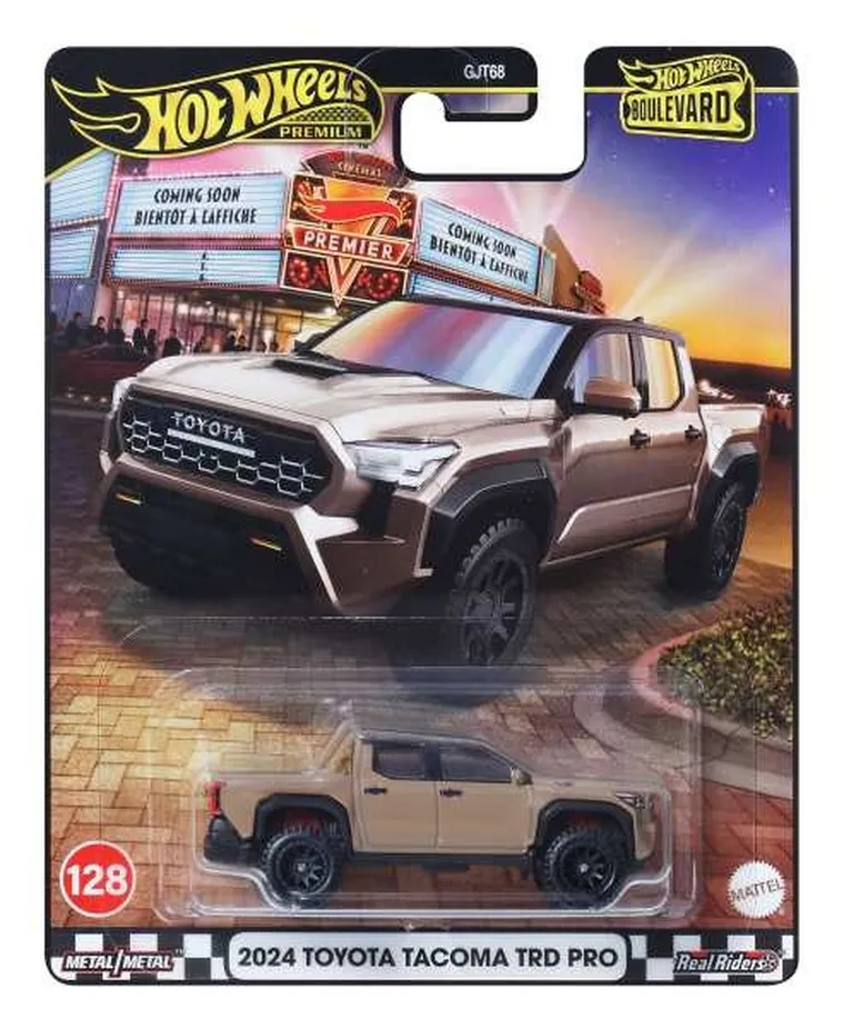 Hot Wheels, Boulevard, 2024 Toyota Tacoma TRD Pro, masina, scara 1:64, JBL08