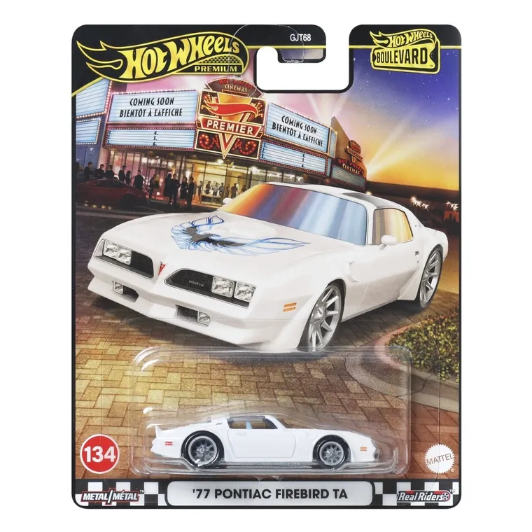 Hot Wheels, Boulevard, '77 Pontiac Firebird TA, masina, scara 1:64, JBL28
