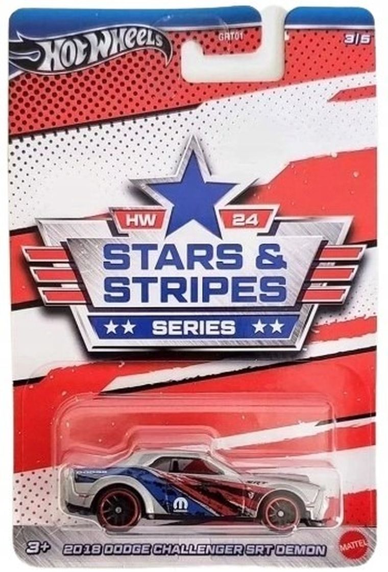 Hot Wheels, Celebrations, 2018 Dodge Challenger SRT Demon, masina, scara 1:64, HRW64