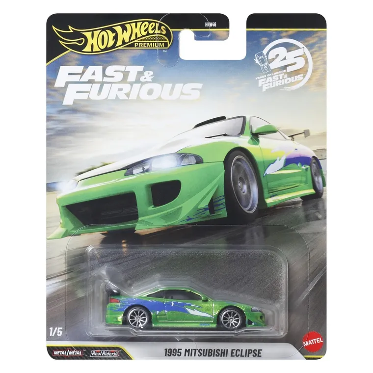 Hot Wheels, Fast & Furious, 1995 Mitsubishi Eclipse, masina Premium, JHW68
