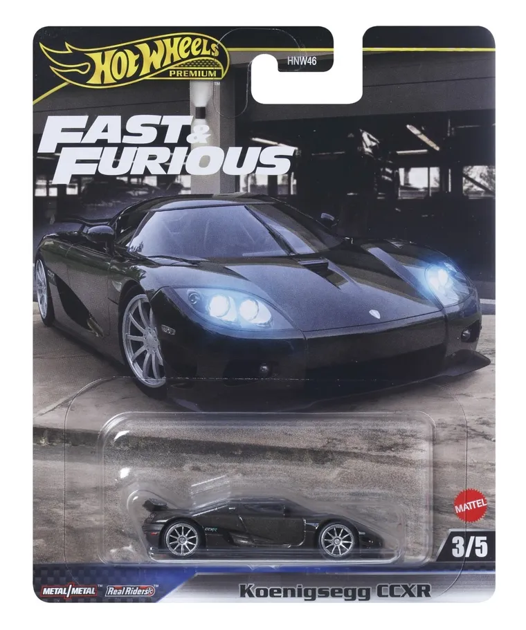 Hot Wheels, Fast & Furious, Koenigsegg CCXR, masina, scara 1:64, JBL88