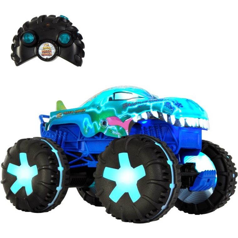 Hot Wheels, Monster Trucks, Wrex Alive, masina cu telecomanda, scara 1:15