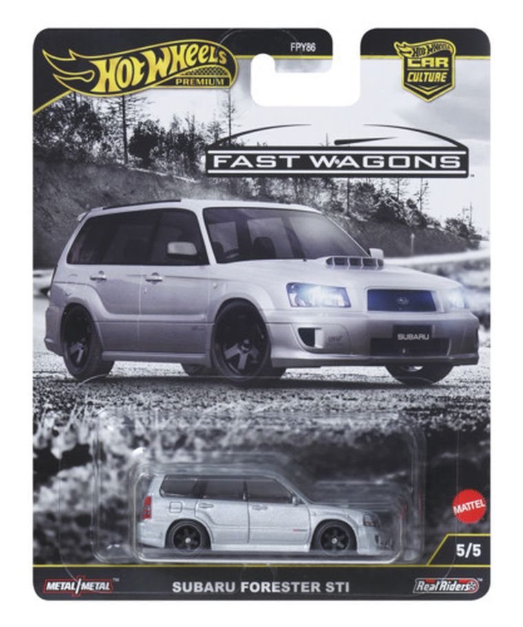 Hot Wheels, Premium, Car Culture, Subaru Forester STI, masina, scara 1:64, JBK87
