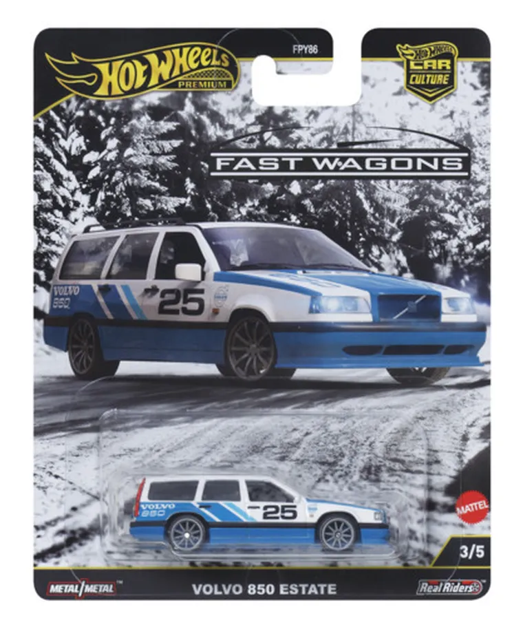 Hot Wheels, Premium, Car Culture, Volvo 850 Estate, masina, scara 1:64, JBK68
