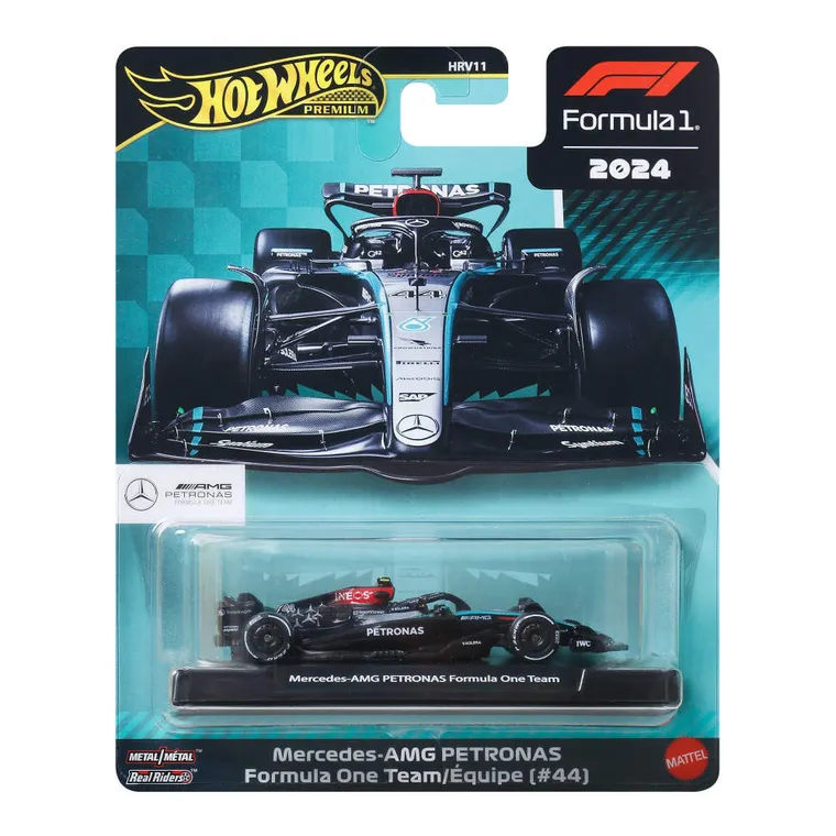 Hot Wheels, Premium, Formula 1, Mercedes-AMG Petronas Formula One Team/Equipe (#44), masina, JBM16