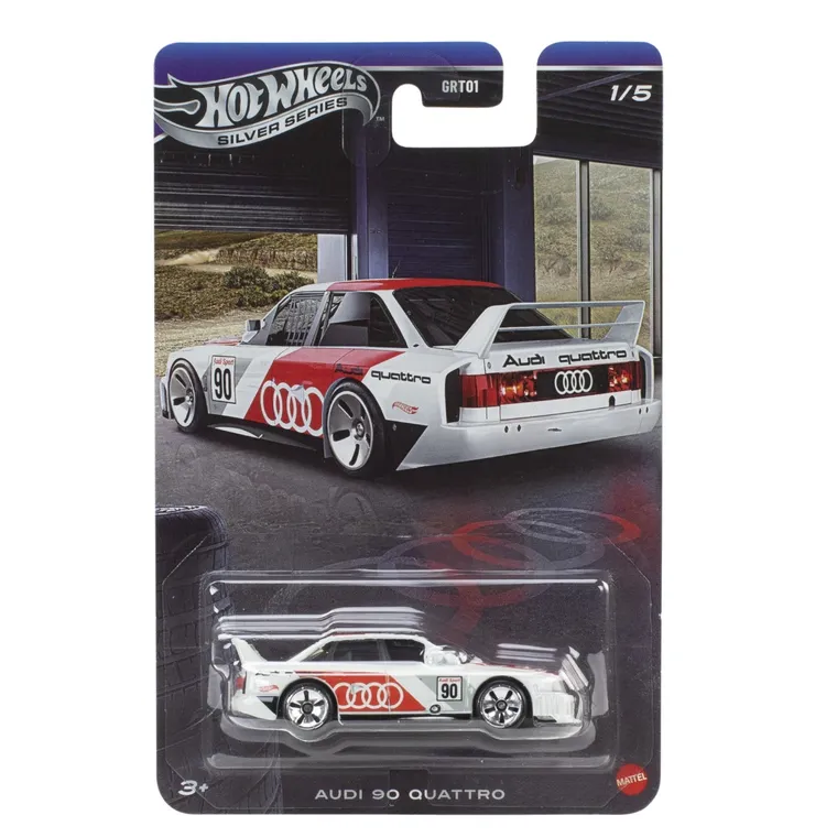 Hot Wheels, Silver Series, Audi 90 Quattro, masina, scara 1:64, JKY15