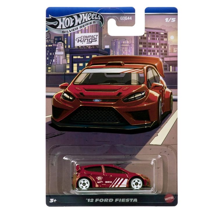 Hot Wheels, Silver Series, Compact Kings, '12 Ford Fiesta, masina, JKX58