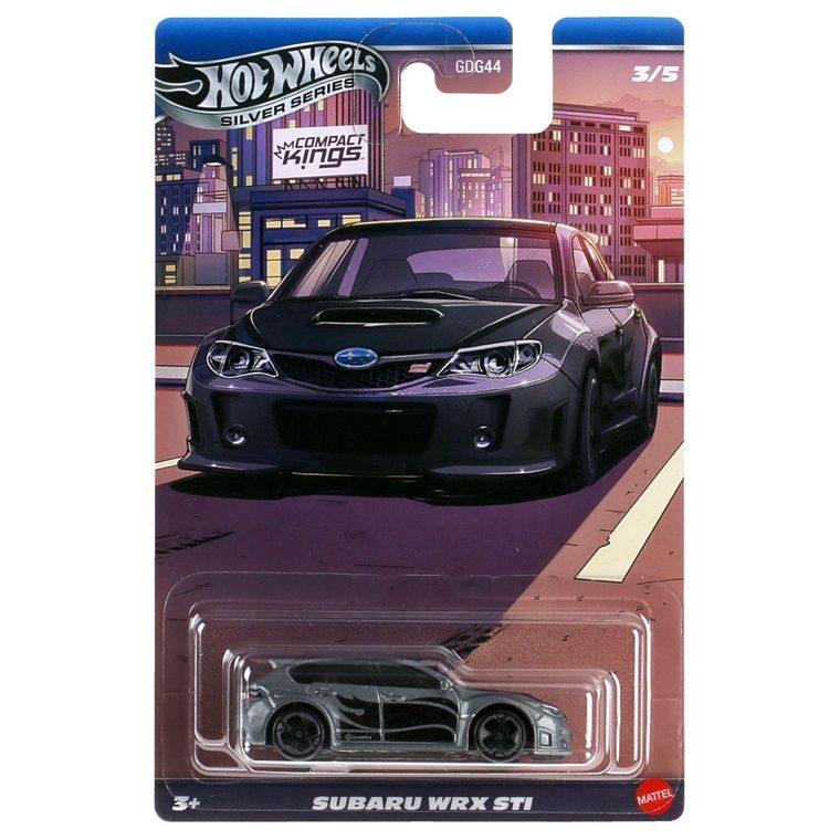 Hot Wheels, Silver Series, Compact Kings, Subaru WRX STI, masina, JKX59
