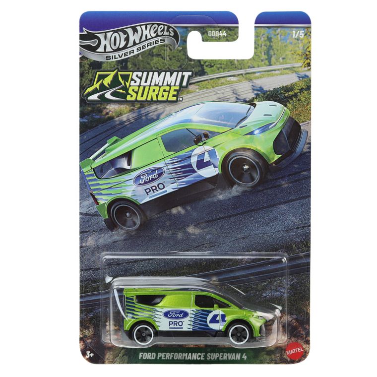 Hot Wheels, Silver Series, Ford erformance Supervan 4, masina, scara 1:64, JKX66