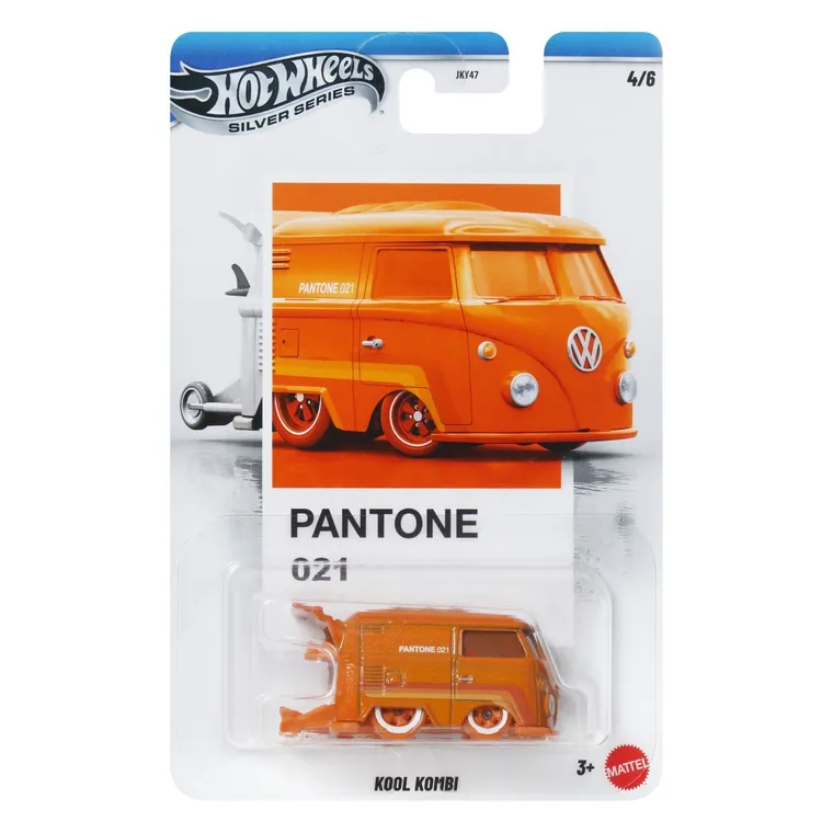 Hot Wheels, Silver Series Pantone, Kool Kombi, masina, scara 1:64, JKY49