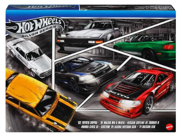 Hot Wheels, Streets of Japan, set de masini