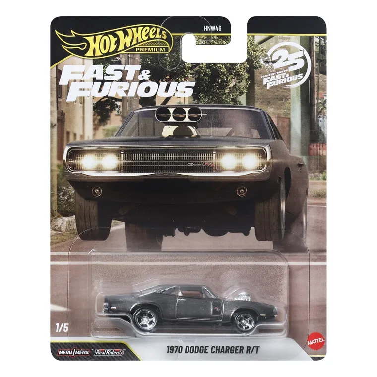 Hot Wheels, The Fast and the Furious, 1970 Dodge Charger R/T, masina premium, JHW74