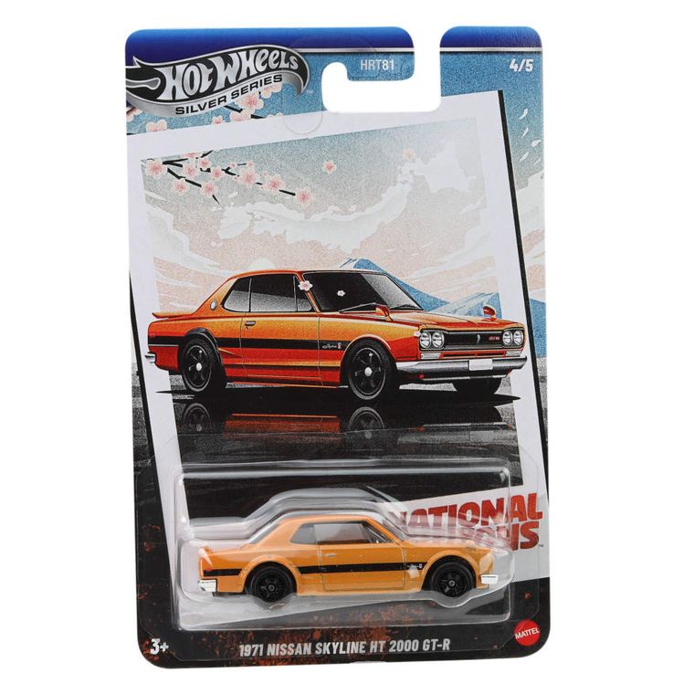 Hot Wheels, Vintage Racing Club, 1971 Nissan Skyline HT 2000 GT-R, masina, scara 1:64