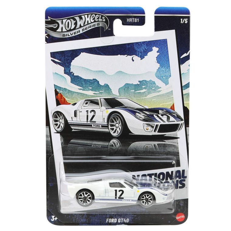 Hot Wheels, Vintage Racing Club, Ford GT40, masina, scara 1:64