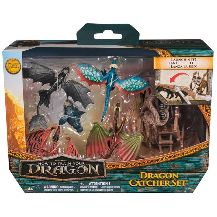 How To Train Your Dragon, Dragon Catcher, set de 5 figurine si accesorii