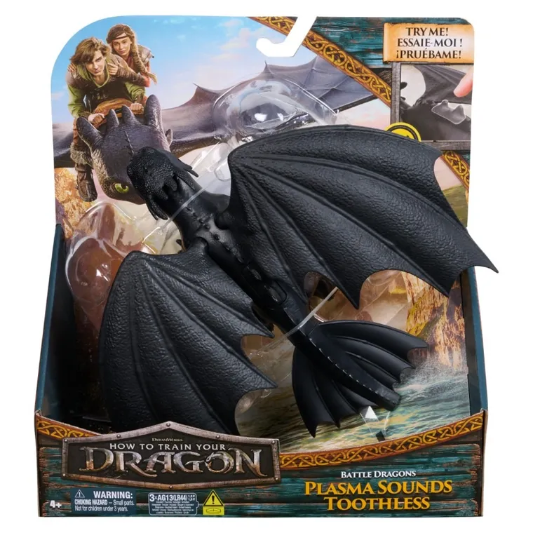 How To Train Your Dragon, Plasma Sounds Toothless, figurina de dragon