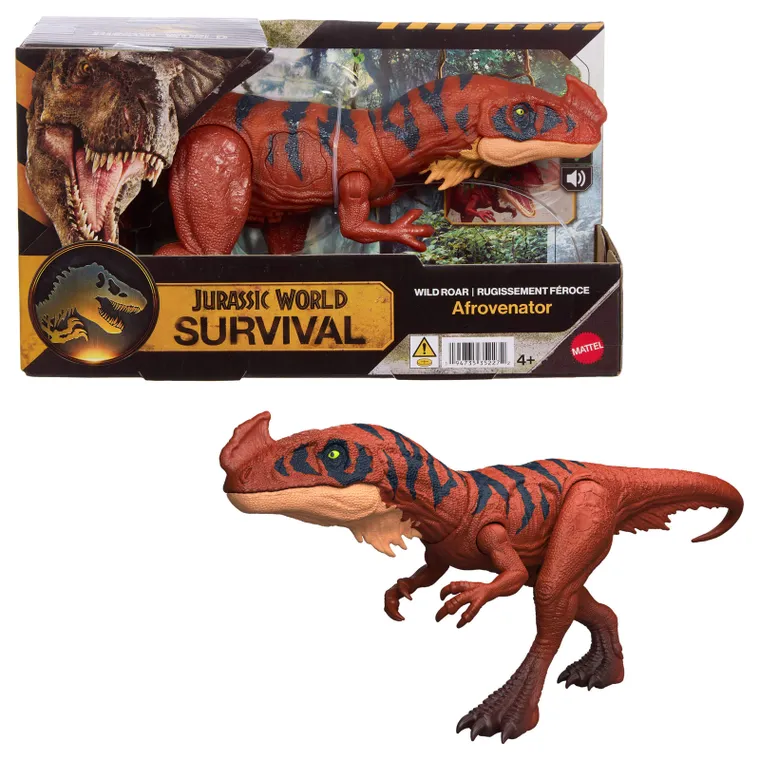 Jurassic World, Afrovenator, dinozaur care rage, figurina