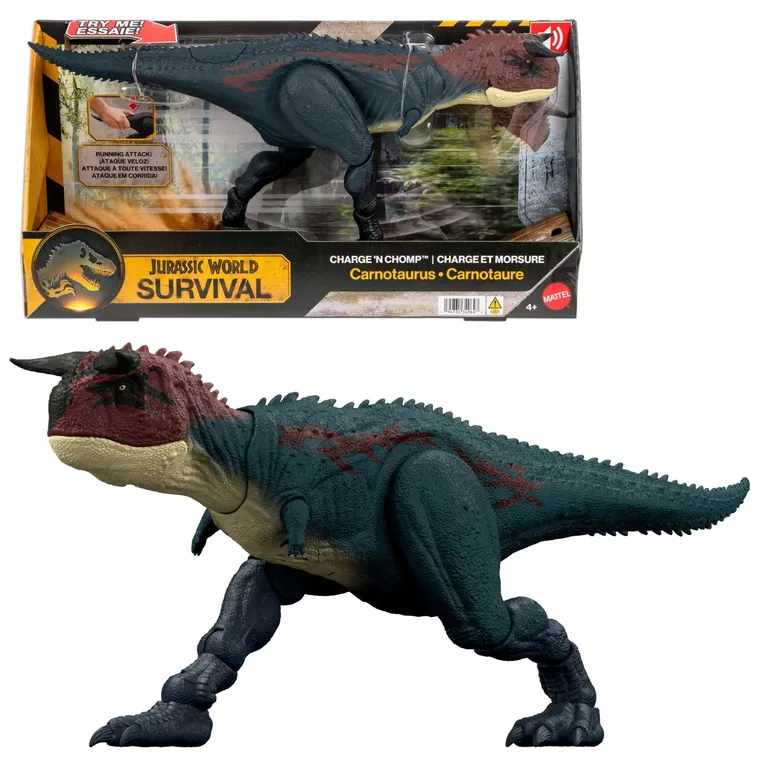 Jurassic World, Carnotaurus, figurina cu sunet, 43 cm