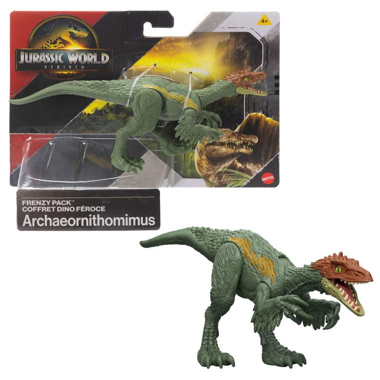 Jurassic World, Frenzy Pack, Archaeornithomimus, figurina dinozaur