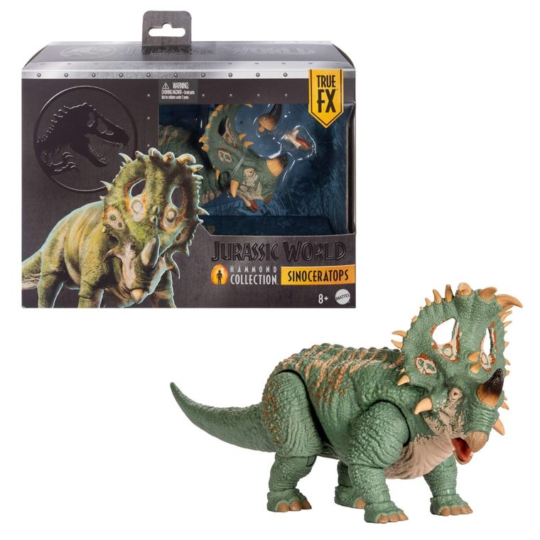 Jurassic World, Hammond Collection, Sinoceratops, figurina dinozaur