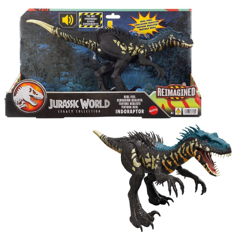 Jurassic World, Reimagined Real Feel, Indoraptor, figurina dinozaur