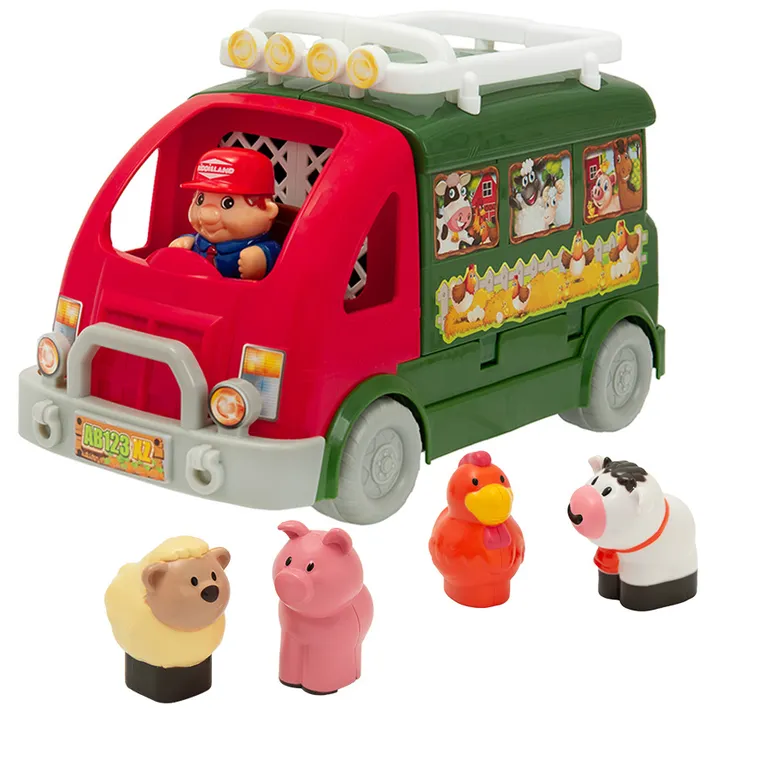 Kiddieland, Rulota ferma, vehicul cu figurine, lumini si sunete