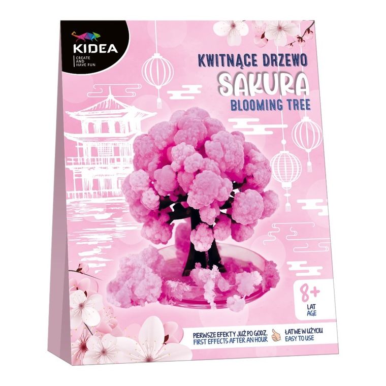 Kidea, copac sakura inflorit, set educational