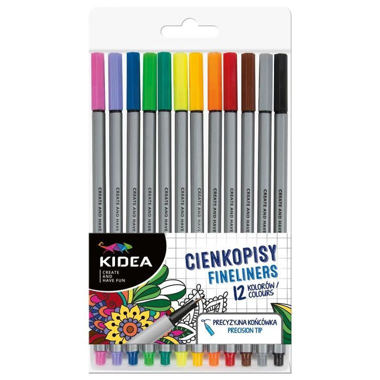 Kidea, liner, 12 culori