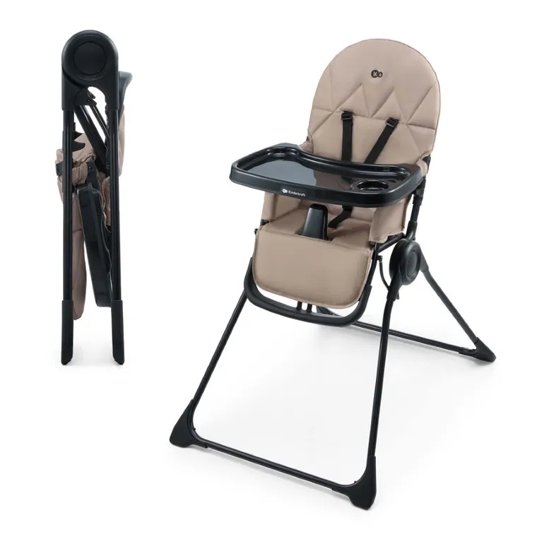 Kinderkraft, Binci, scaun inalt, beige