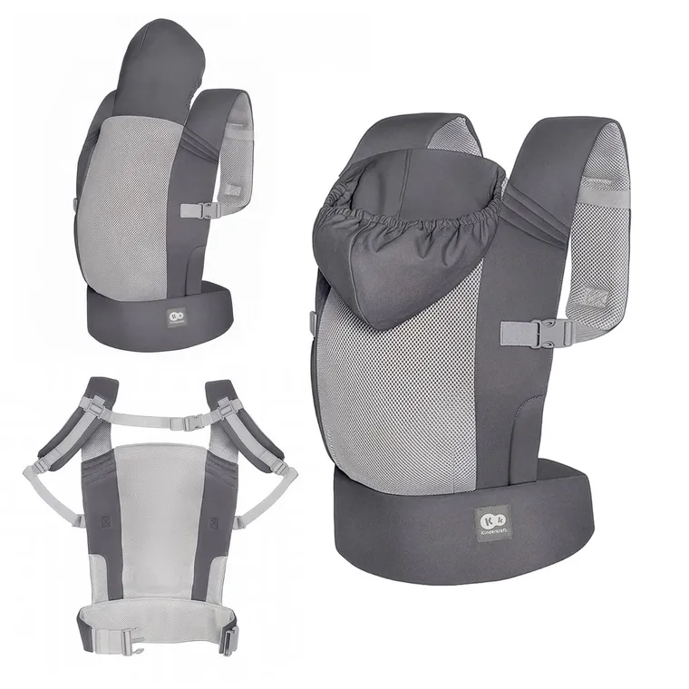 Kinderkraft, CarryBee, marsupiu ergonomic, grey