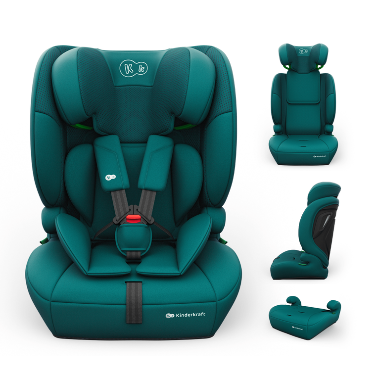 Kinderkraft, Comfort Up 2 Plus, i-Size, scaun auto, green, 100-150 cm