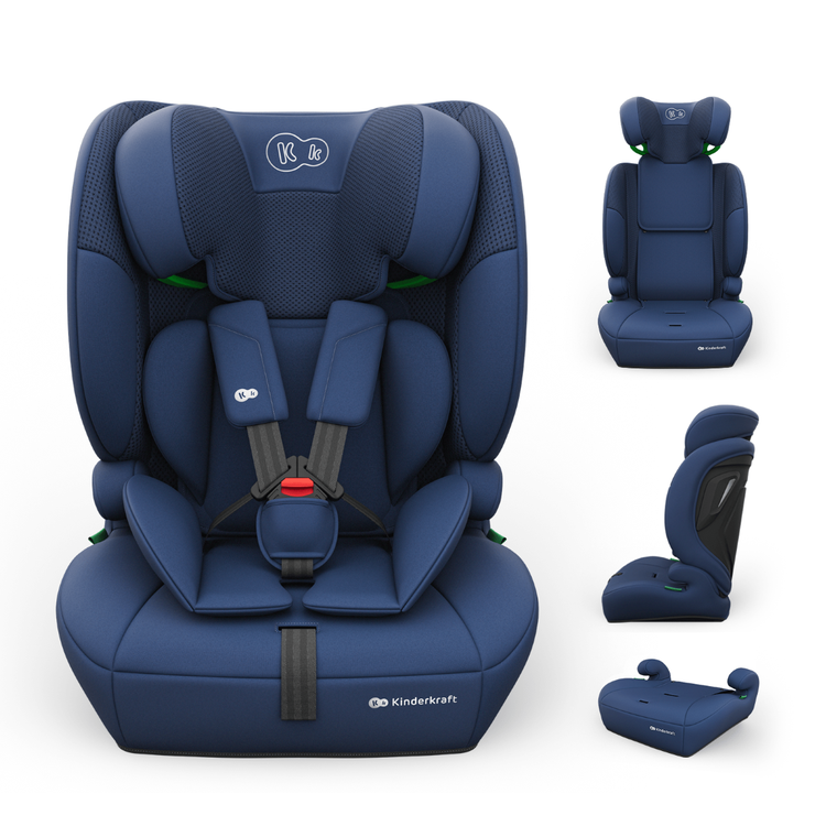 Kinderkraft, Comfort Up 2 Plus, i-Size, scaun auto, navy, 100-150 cm