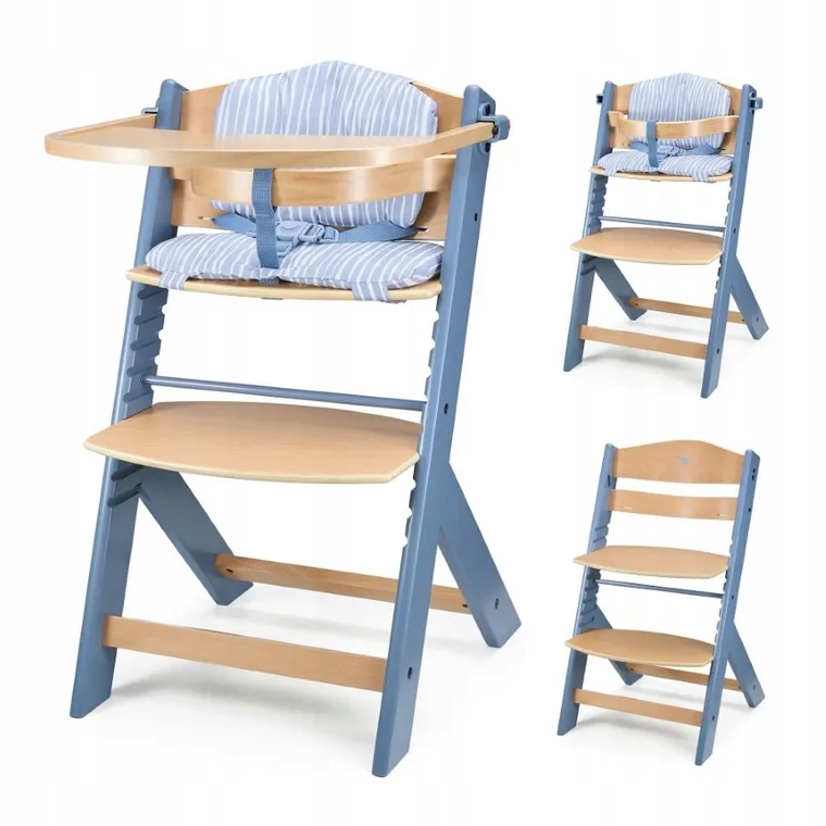 Kinderkraft, Enock, scaun de hranire cu perna, Nordic Breeze