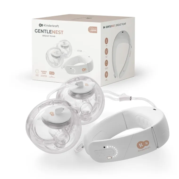 Kinderkraft, Hands-Free, pompa electrica dubla pentru san GentleNest