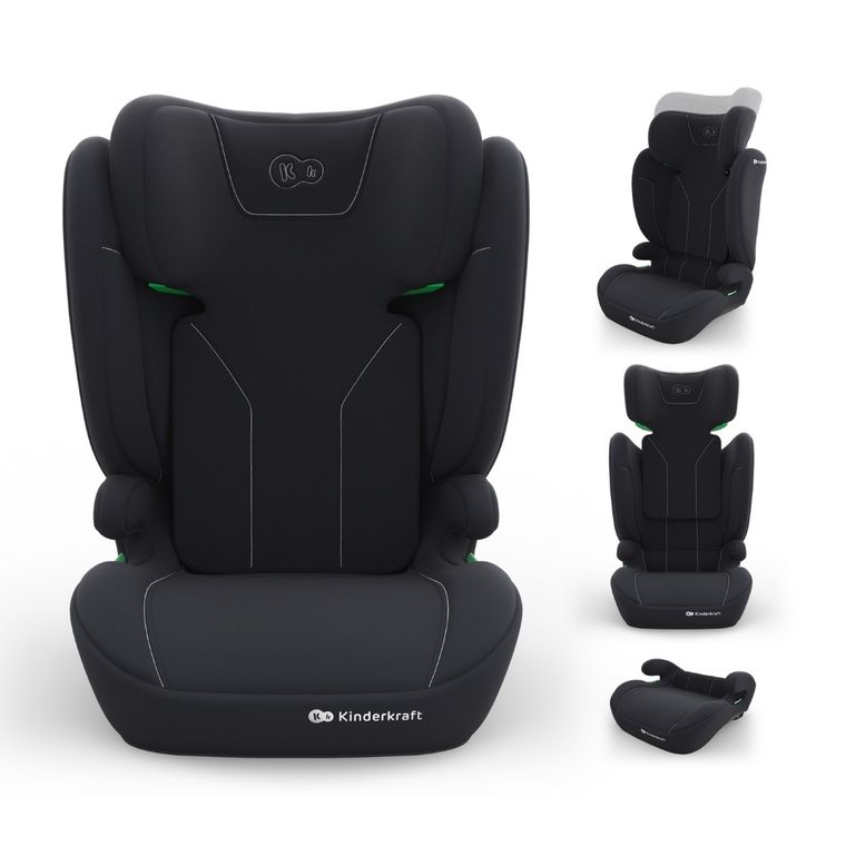 Kinderkraft, I-Spark 2 Plus, i-Size, scaun auto, black, 100-150 cm
