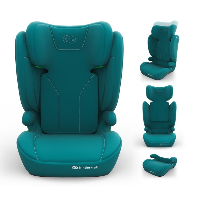 Kinderkraft, I-Spark 2 Plus, i-Size, scaun auto, green, 100-150 cm