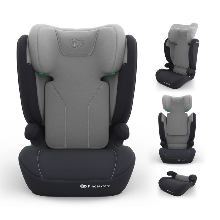 Kinderkraft, I-Spark 2 Plus, i-Size, scaun auto, grey, 100-150 cm
