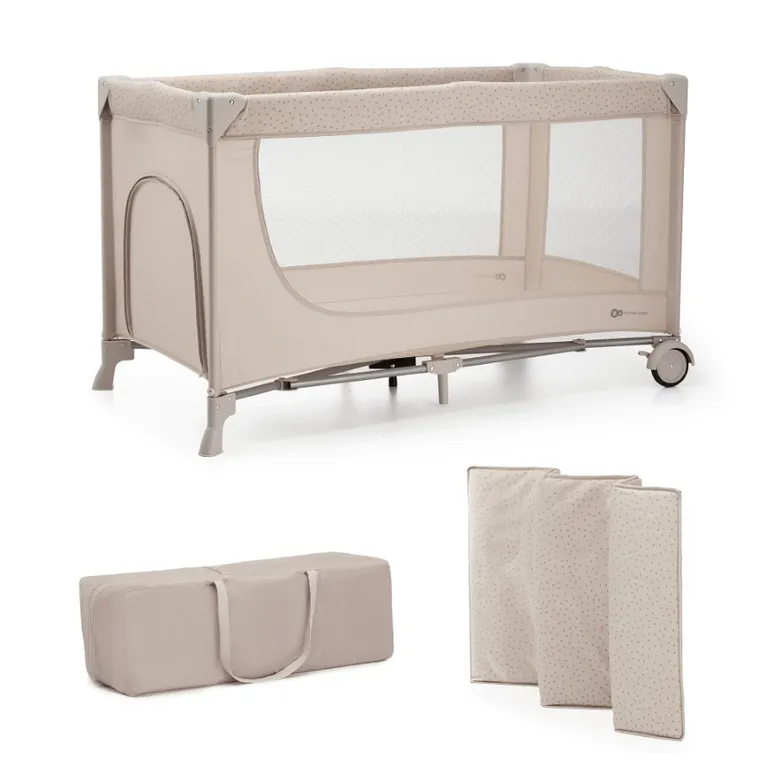 Kinderkraft, Joy 2, patut de calatorie, Beige