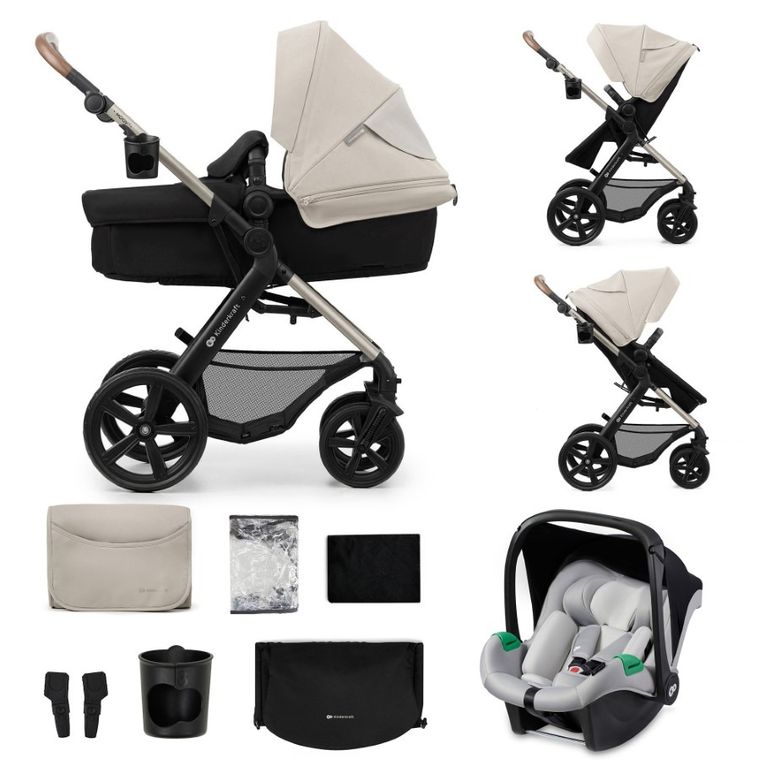 Kinderkraft, Moov 2, carucior multifunctional 3in1, Moonlight Grey