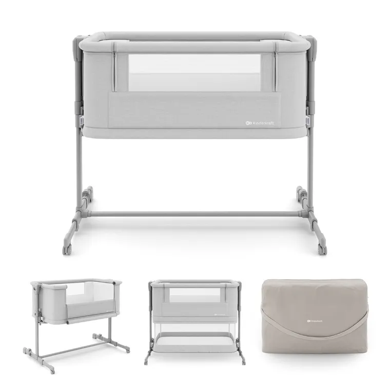Kinderkraft, Nestee Grow 2, patut suplimentar, light grey