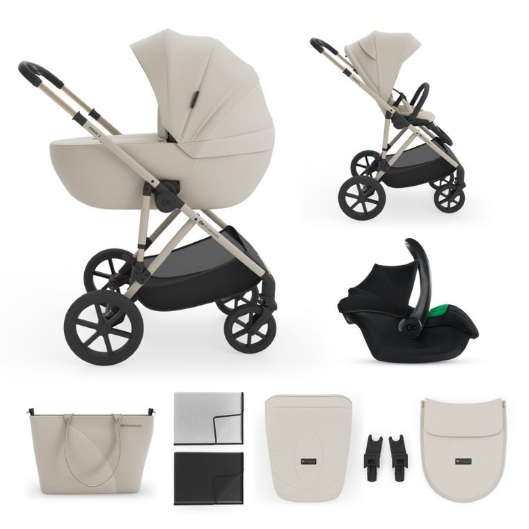 Kinderkraft, Prime 3, carucior multifunctional, 3in1, Sand Dune