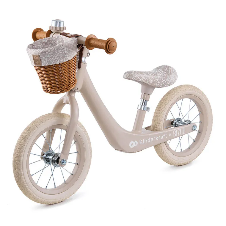 Kinderkraft, Rapid 2, BIZUU, bicicleta fara pedale, Beige