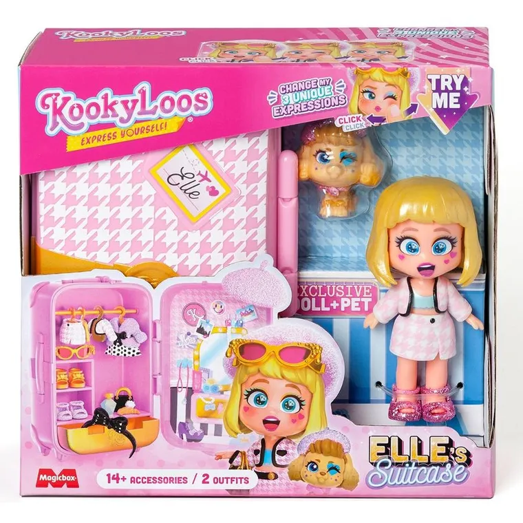 KookyLoos, Elle's Suitcase, set cu figurina