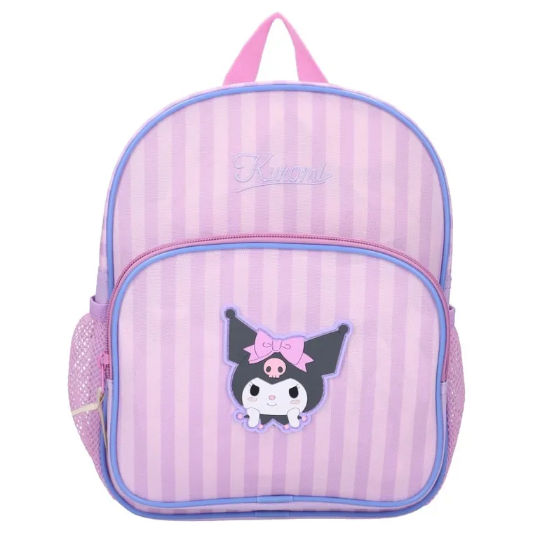 Kuromi, Super Stripes, rucsac pentru prescolar, violet