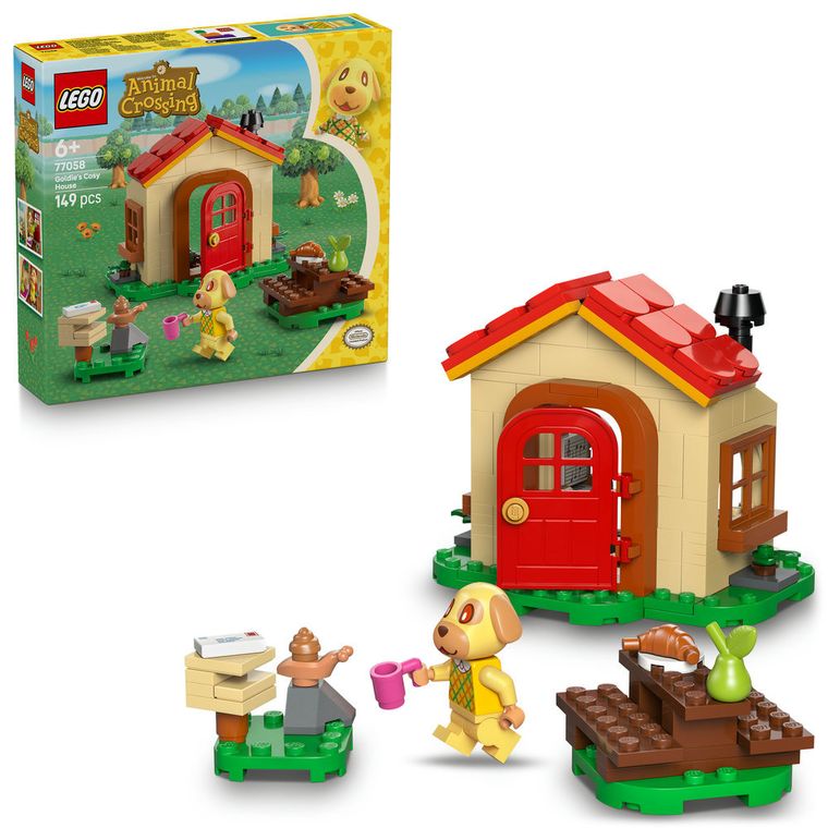 LEGO Animal Crossing, Casa confortabila a lui Goldie, 77058