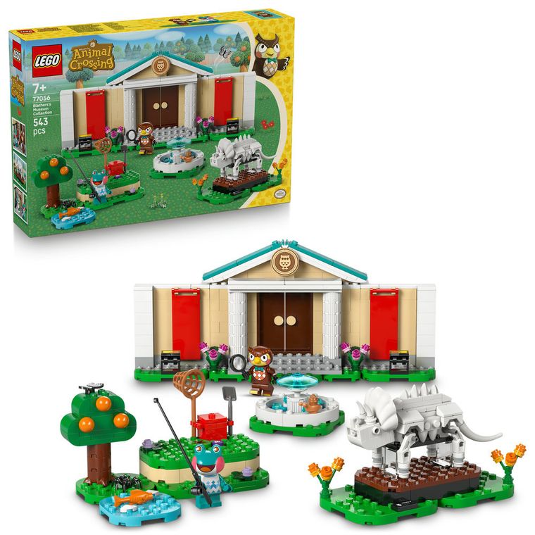 LEGO Animal Crossing, Colectia de muzeu a lui Blathers, 77056