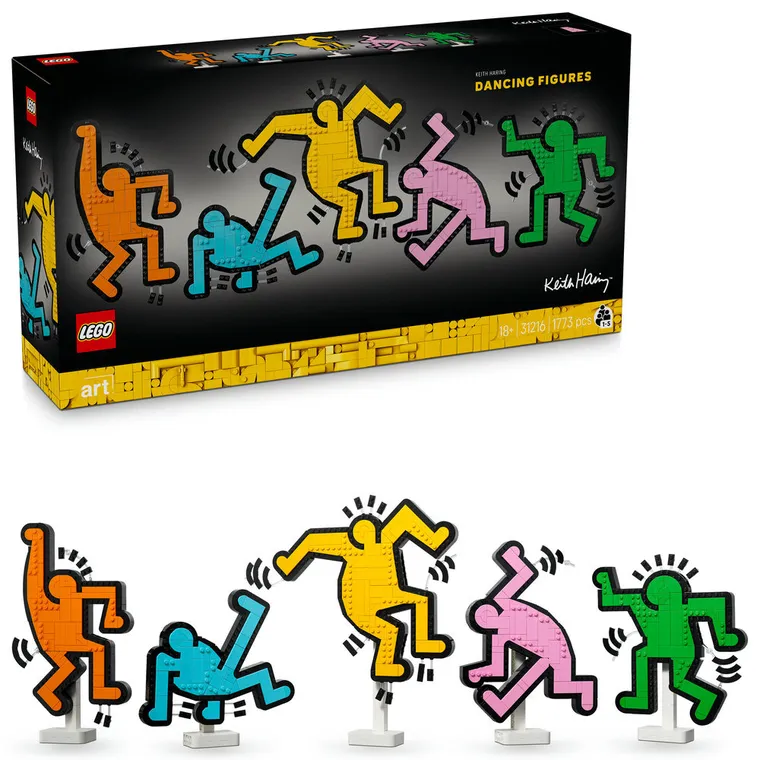 LEGO ART, Keith Haring - Figurine care danseaza, 31216
