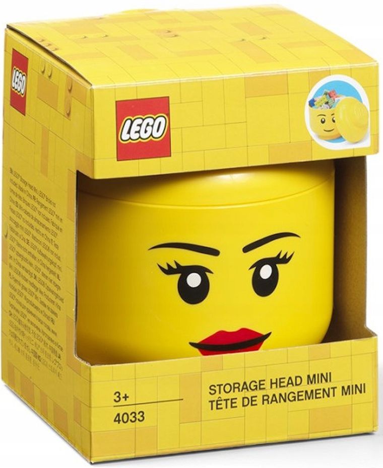 LEGO, cap mic, girl, recipient de depozitare, marime XS, 0,36l