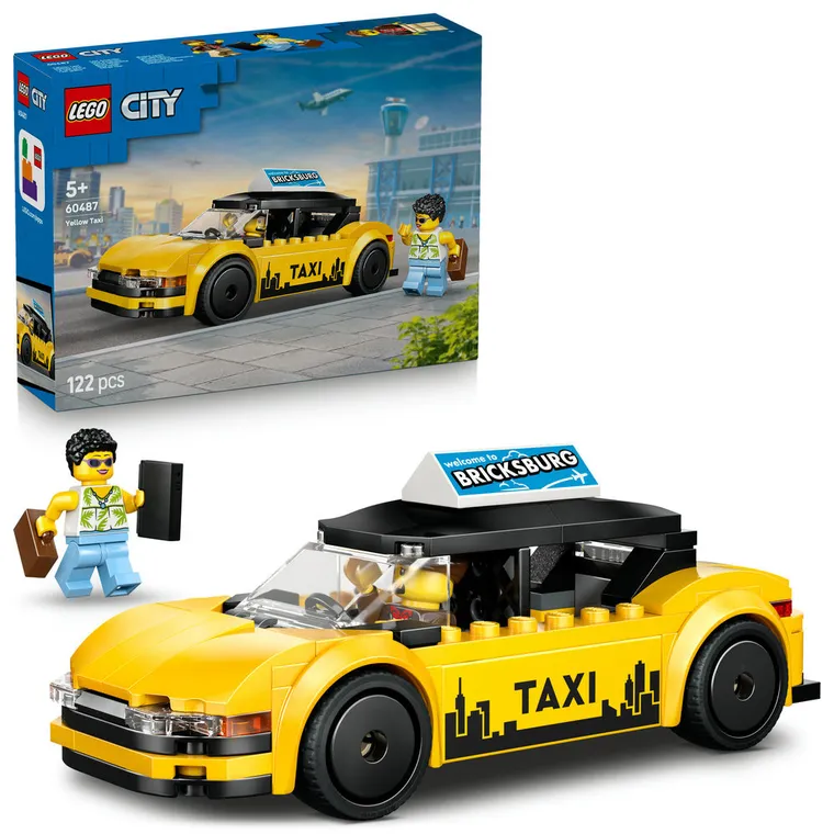 LEGO City, Taxi galben, 60487
