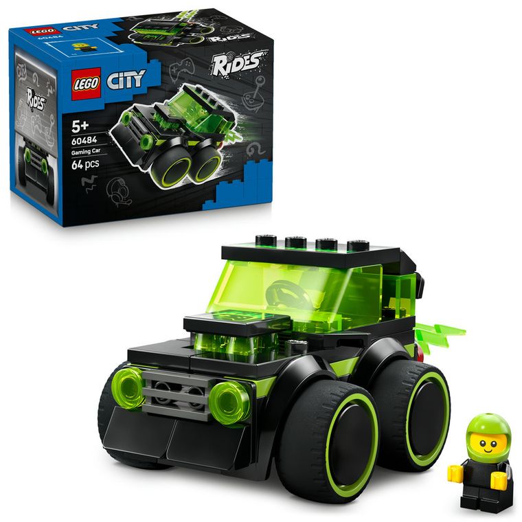LEGO City, Vehicule - Masina de curse din jocuri video, 60484